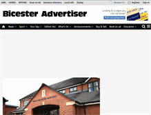 Tablet Screenshot of bicesteradvertiser.net