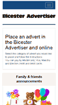 Mobile Screenshot of adbooker.bicesteradvertiser.net