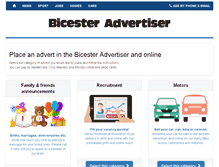 Tablet Screenshot of adbooker.bicesteradvertiser.net